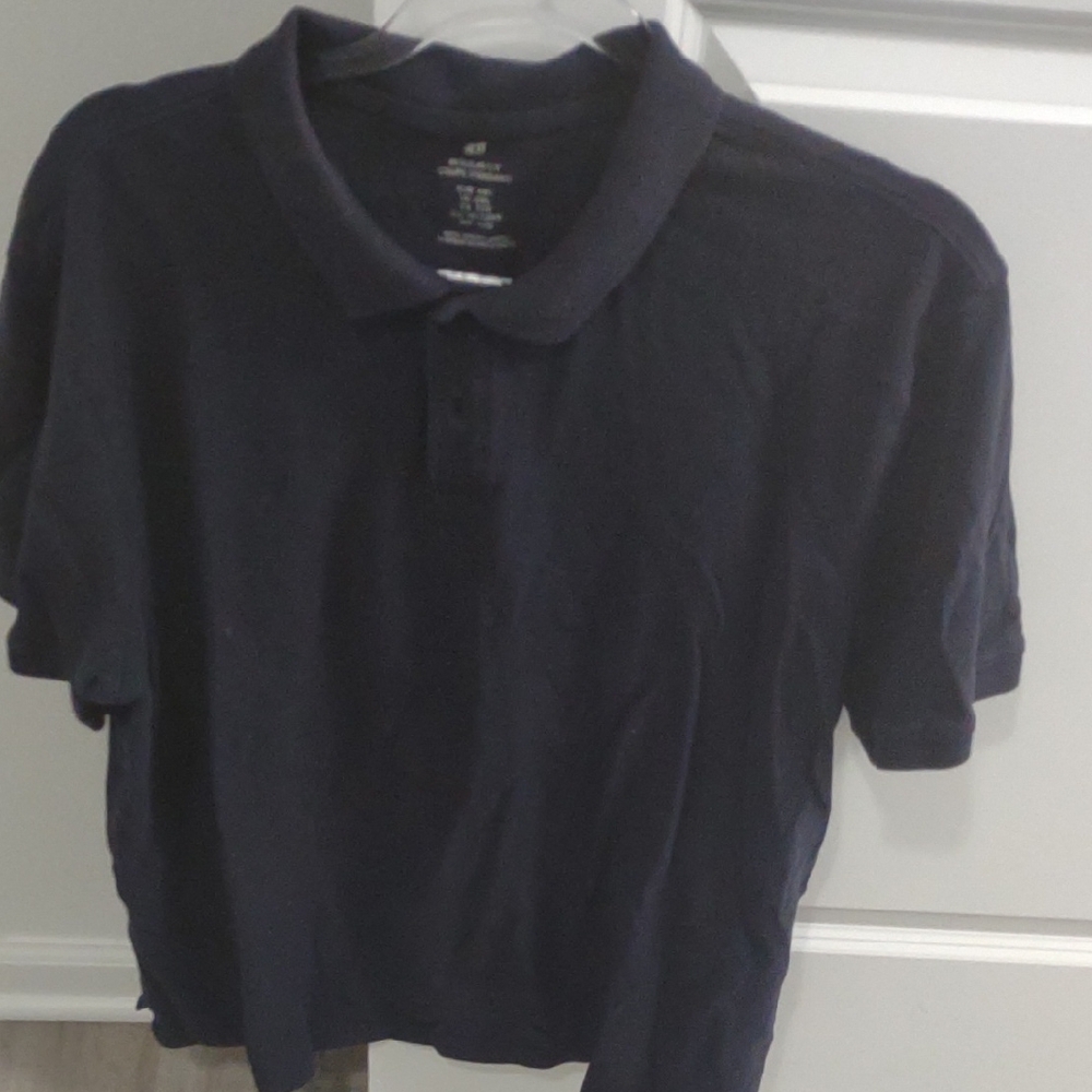 H&M Dark Blue Polo Shirt
